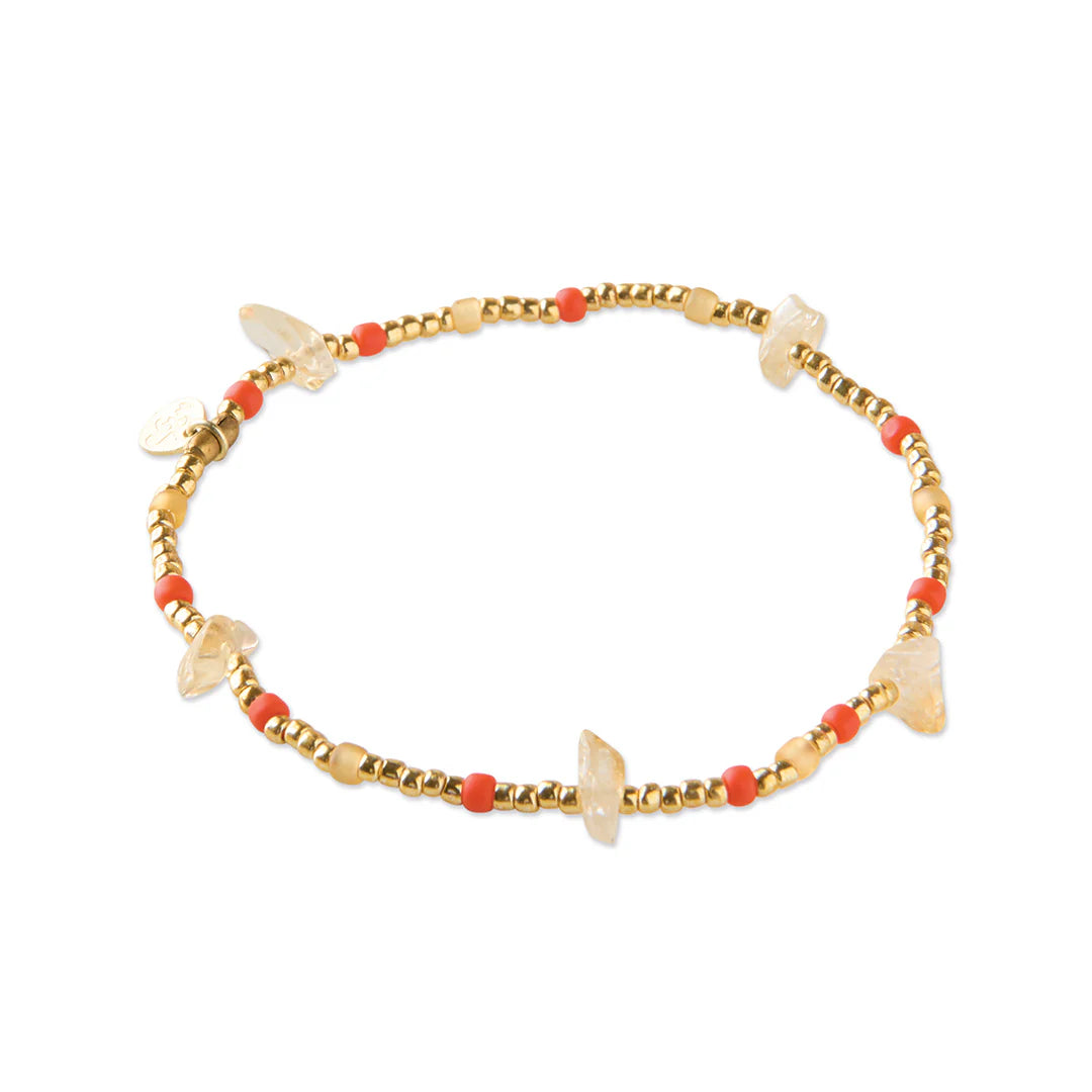 Armband Flashy Citrine rot