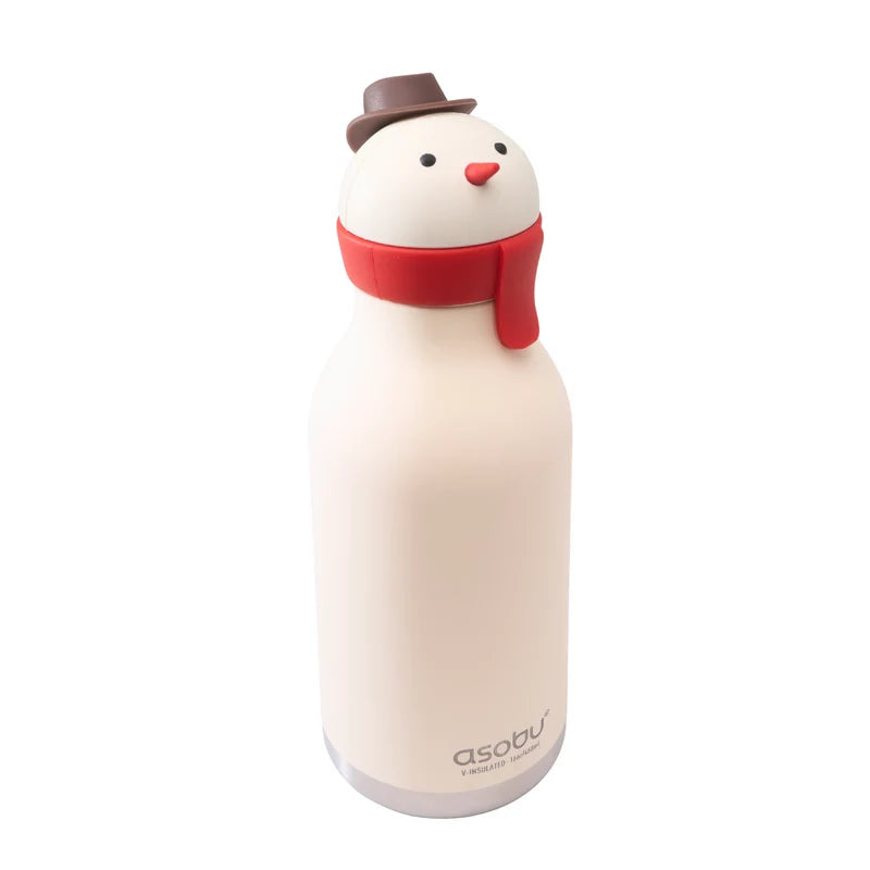 Trinkflasche Bestie Bottle - Schneemann