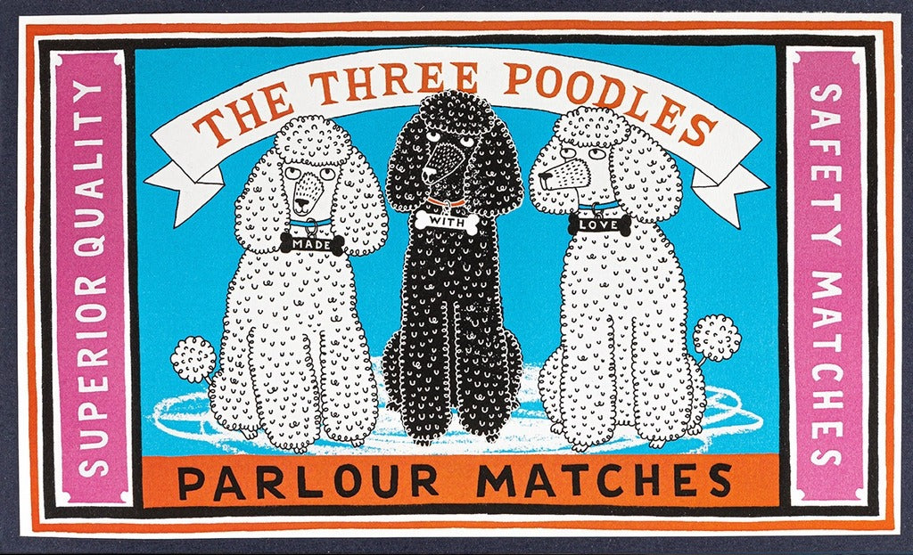 Streichhölzer Giant - The Three Poodles