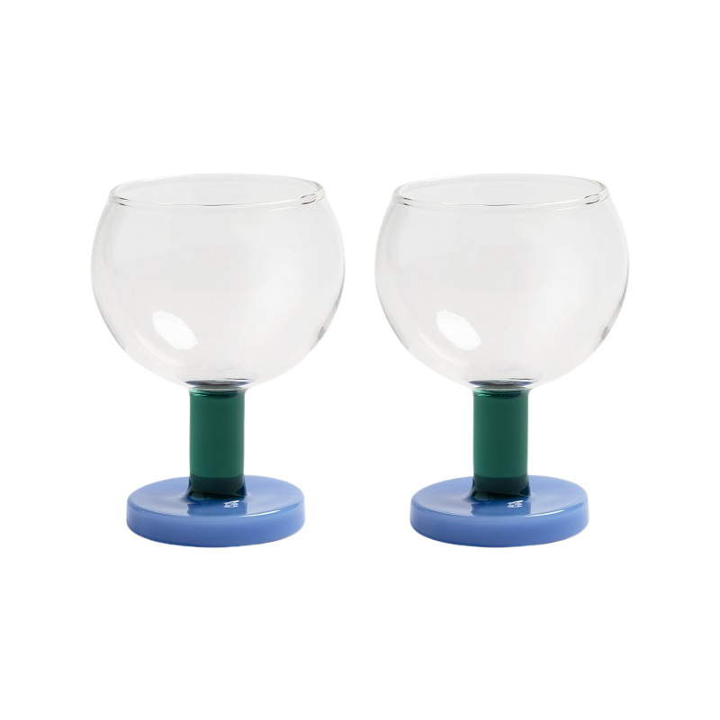 Glas Cantine 2er-Set blau