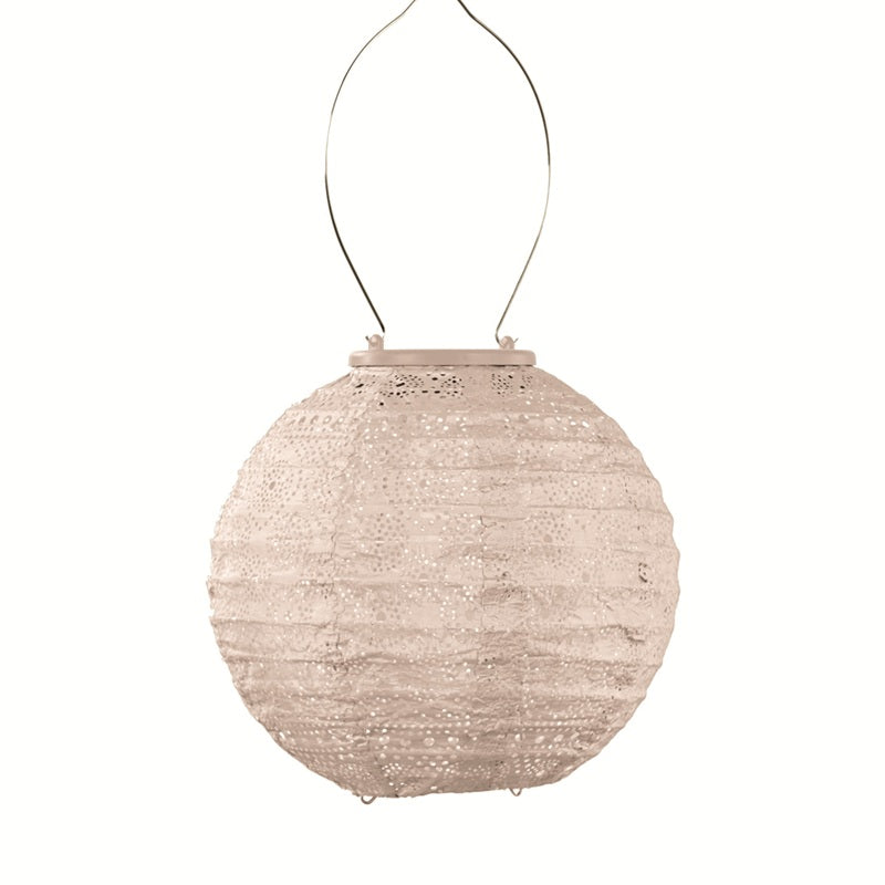 Solar Lampion Spectare rund soft blush